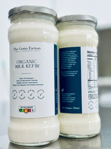 Organic milk kefir