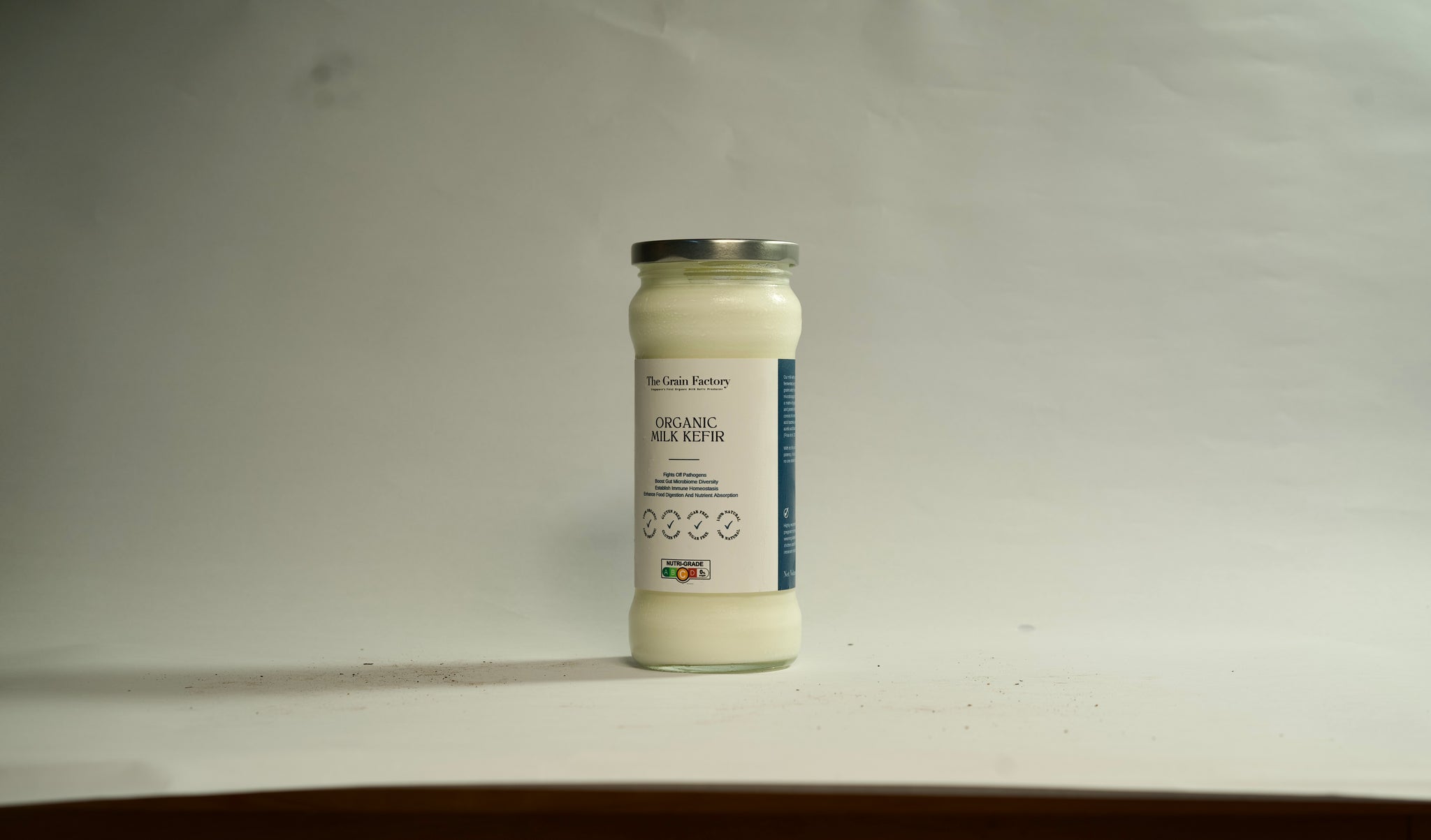 Organic milk kefir